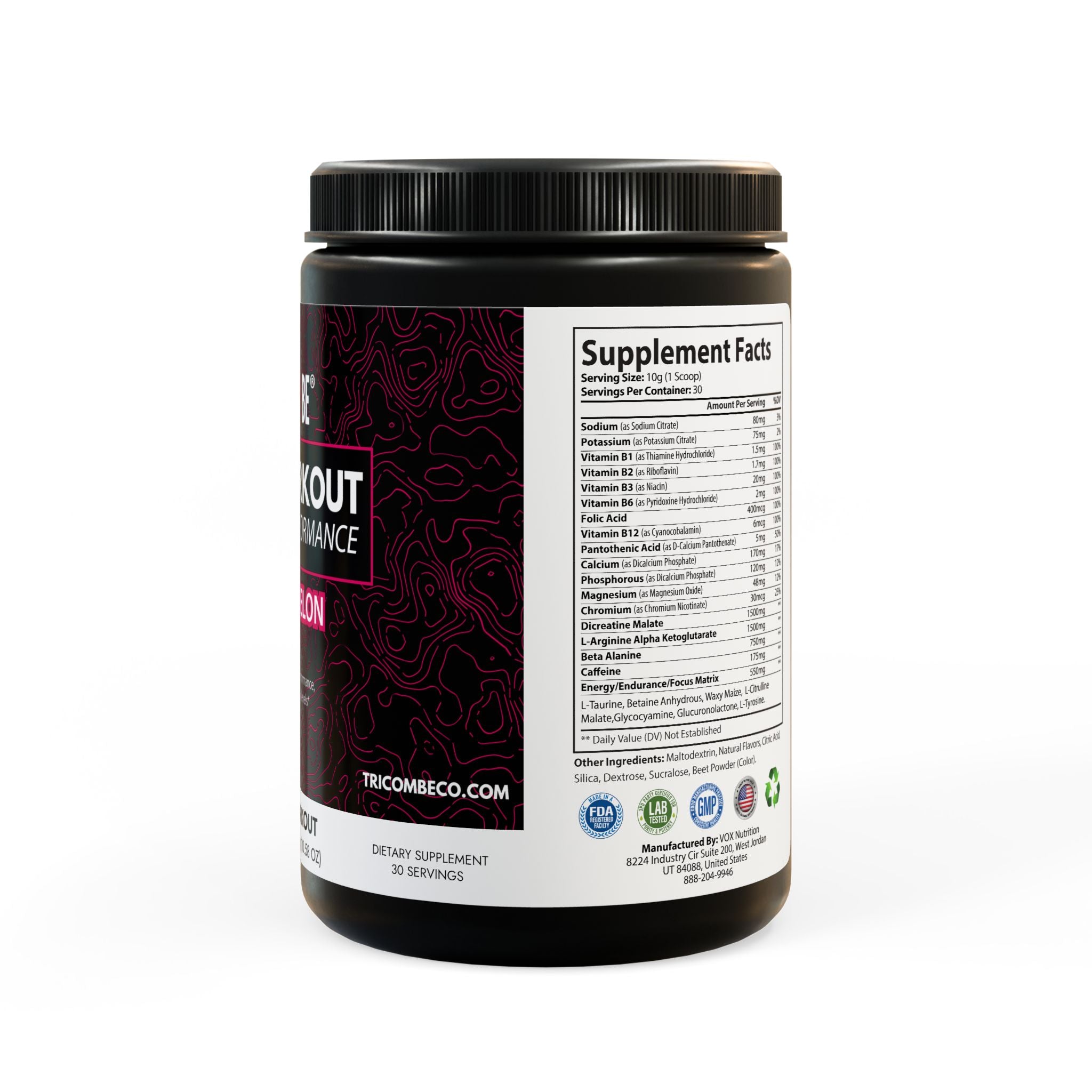 Pre-Workout Supplement, Watermelon (300g, 10.58oz)