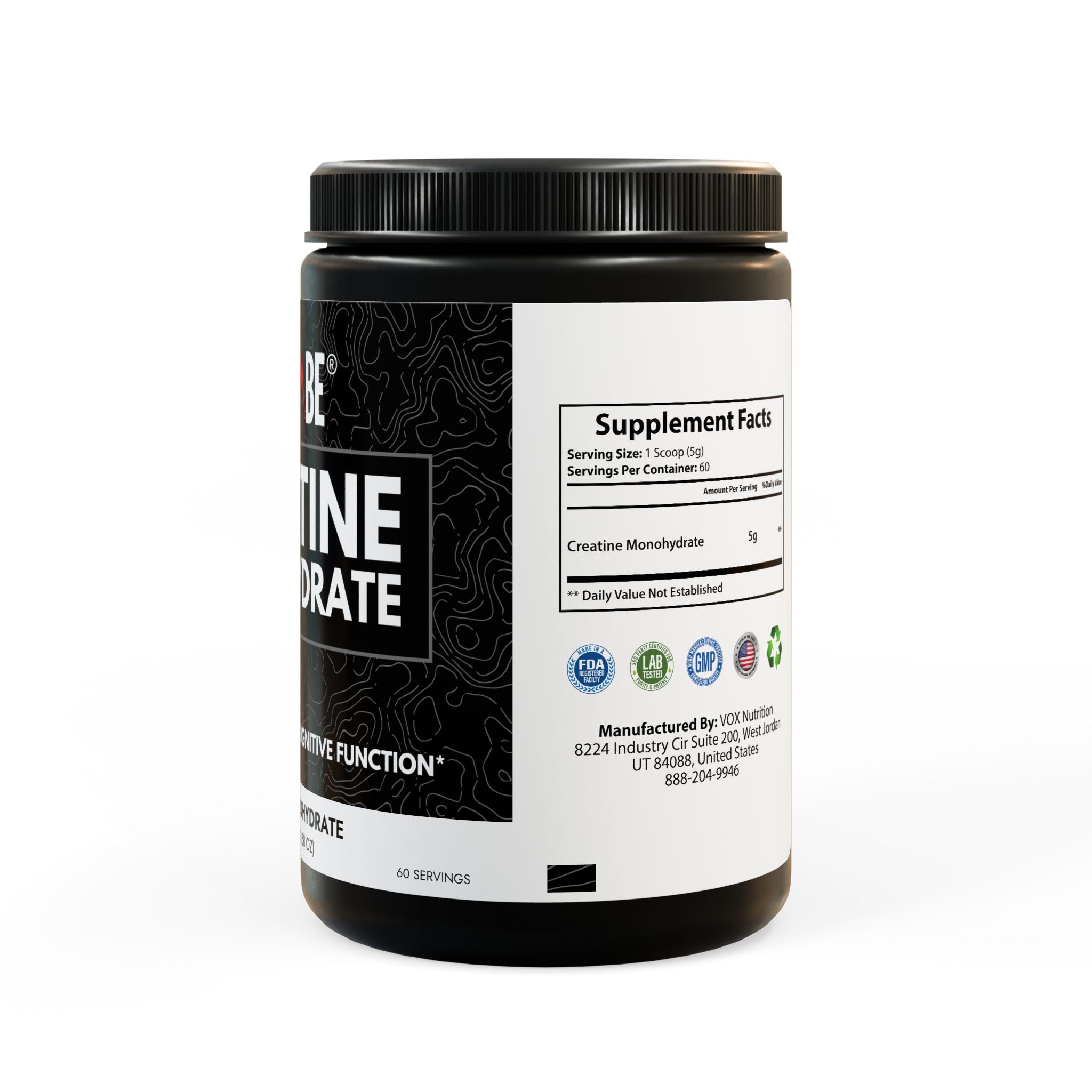 Creatine Monohydrate Supplement (300g, 10.58oz)
