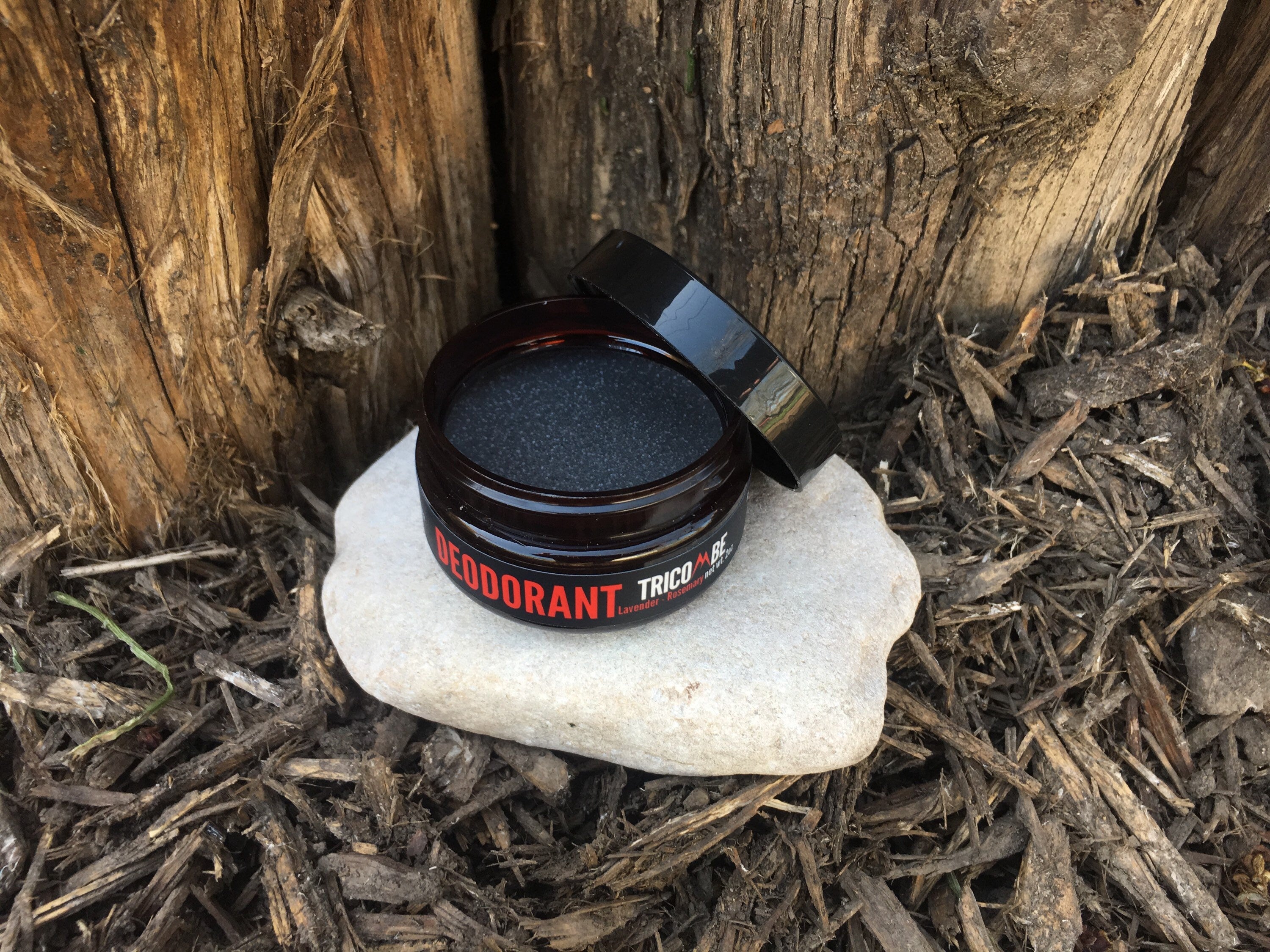 Natural Charcoal Deodorant: Lavender-Rosemary