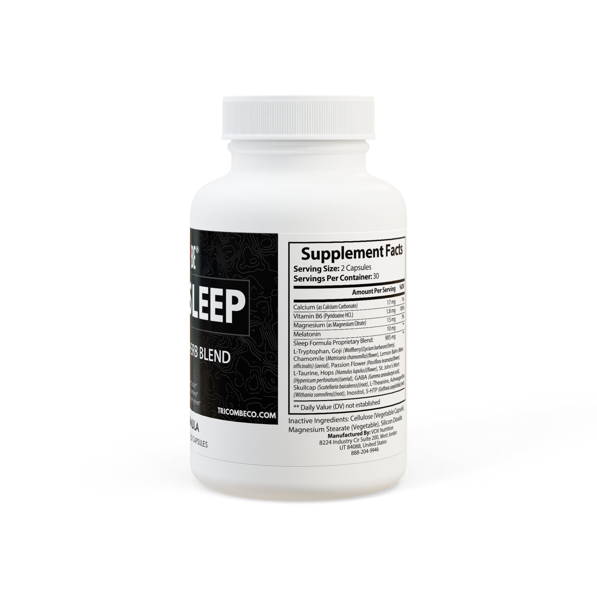 Peak Sleep, Sleep Support Supplement (60 Capsules)