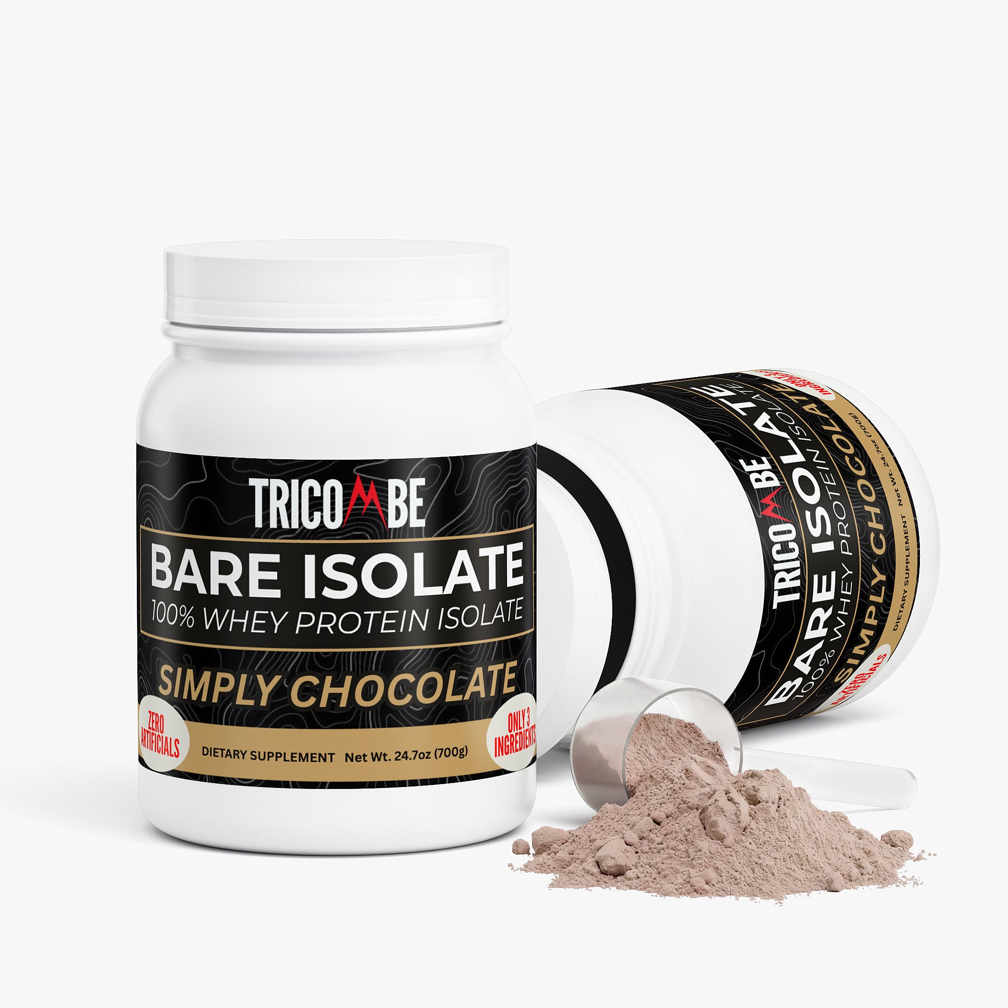 BARE ISOLATE 100% Whey Protein Isolate (Chocolate)