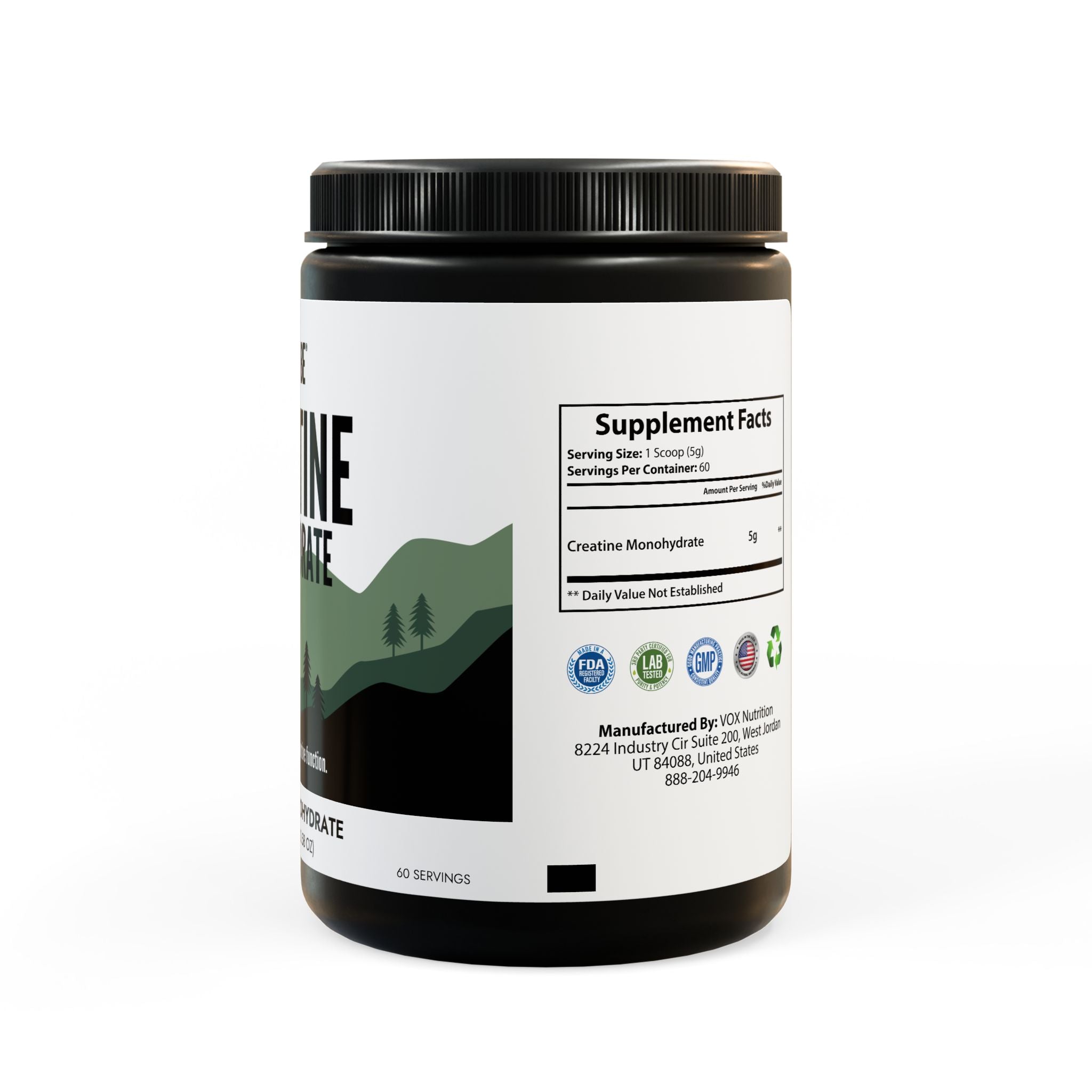 Creatine Monohydrate Supplement (300g, 10.58oz)