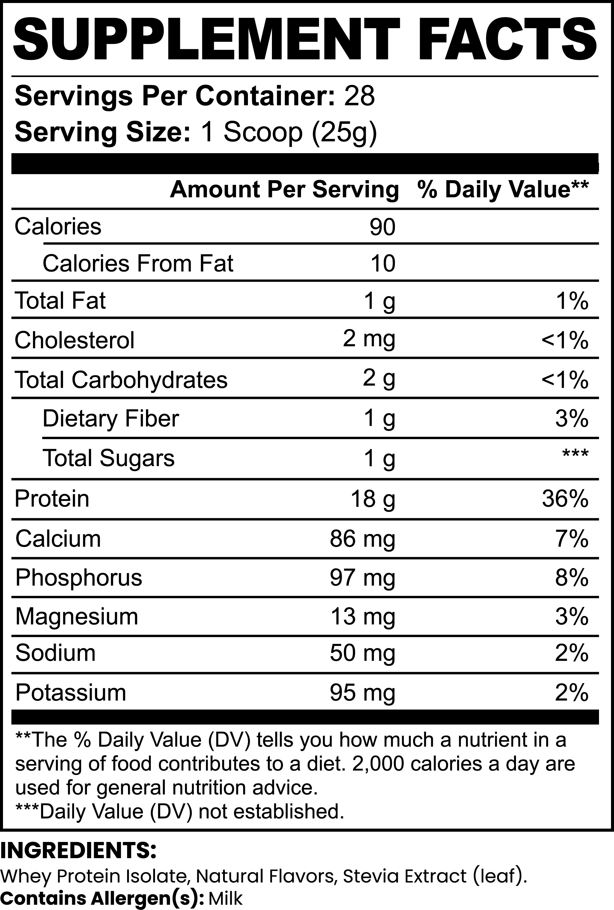BARE ISOLATE 100% Whey Protein Isolate (Chocolate)