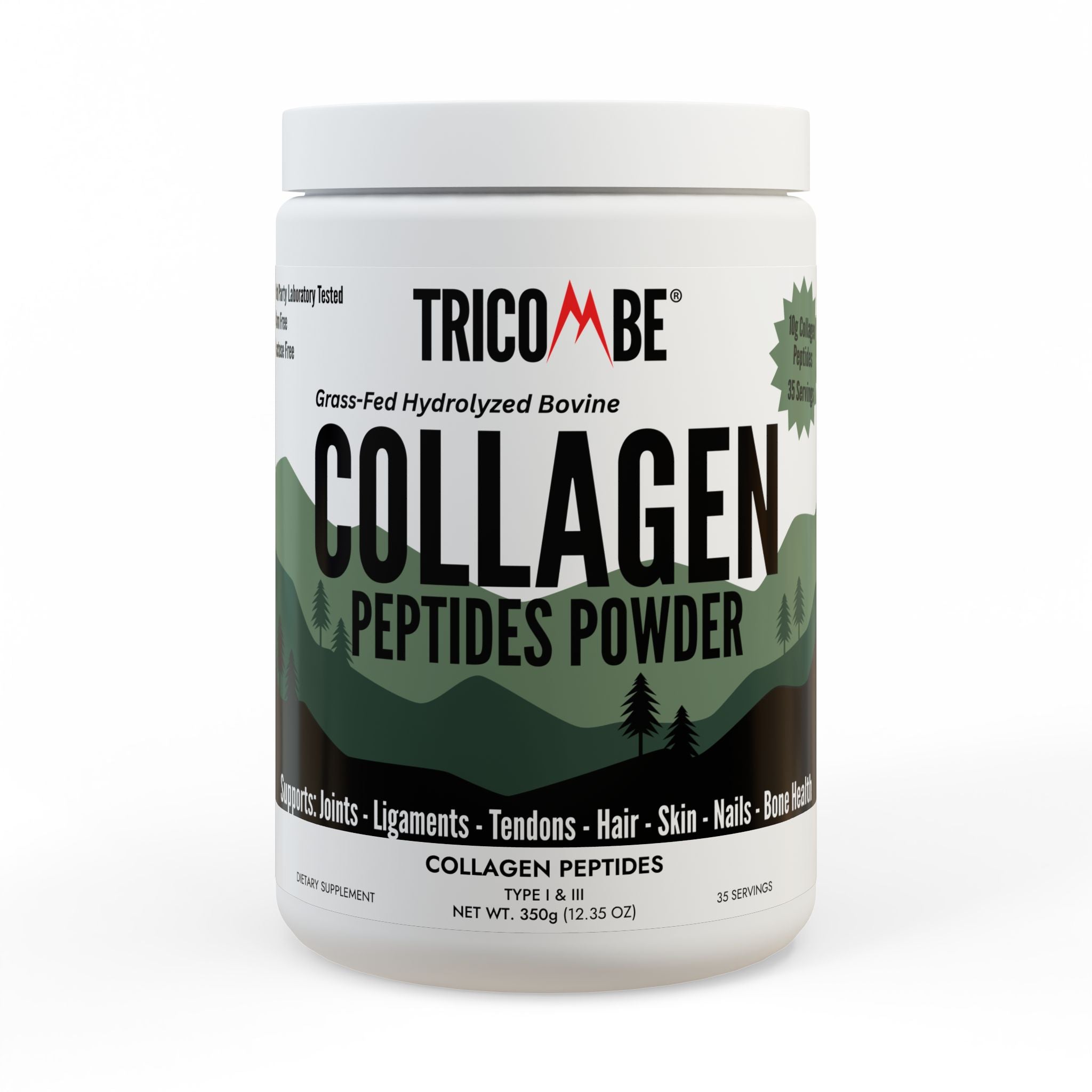 Collagen Peptides Type I & III Supplement (350g, 12.3oz)