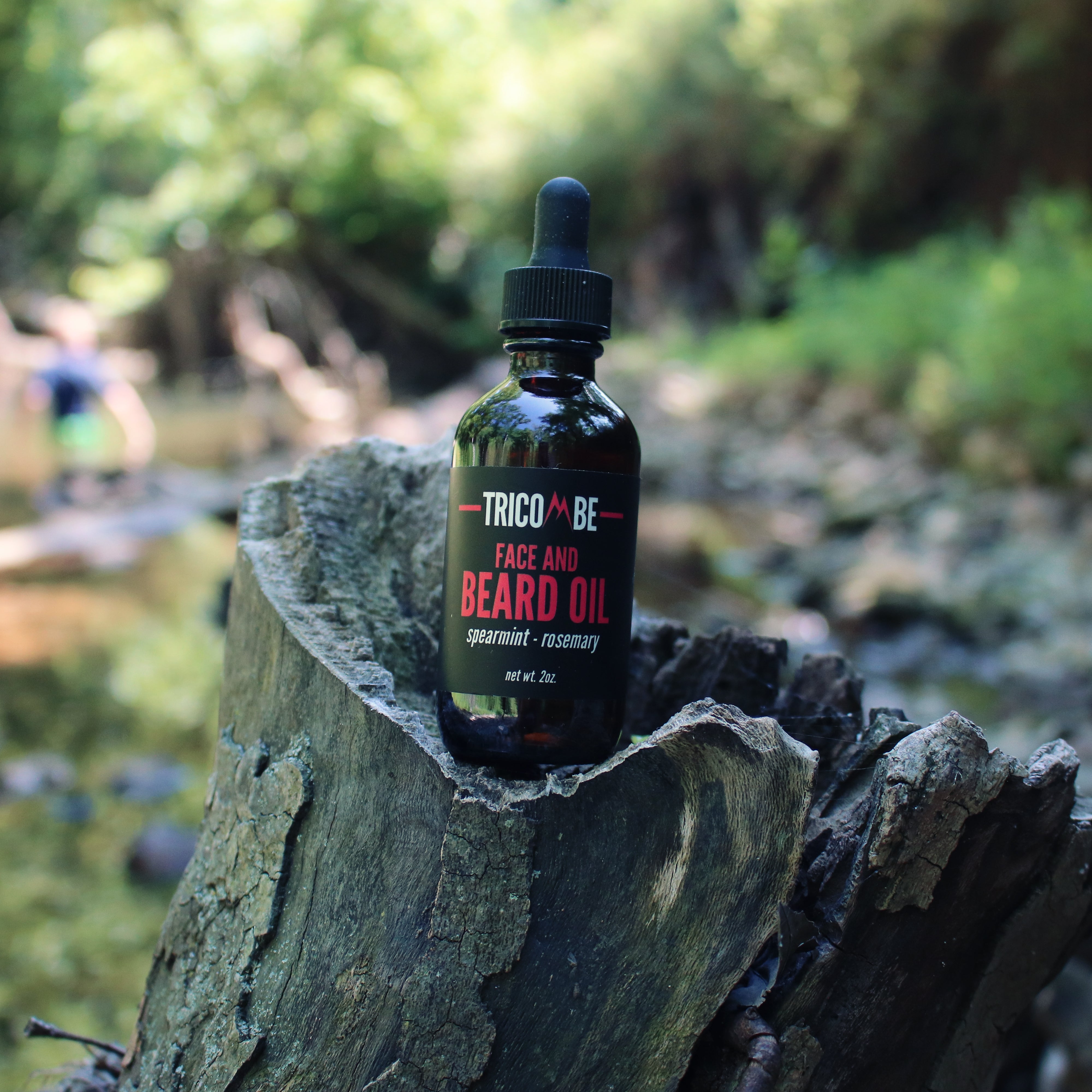 Face and Beard Oil: Spearmint-Rosemary